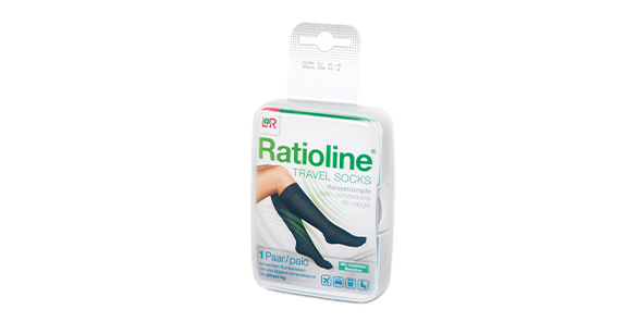 Produktabbildung Ratioline® Travel Socks, schwarz, Schuhgröße: 36 - 40