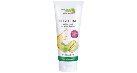 mea Produkt des Monats August 2026: mea fruchtiges Duschbad