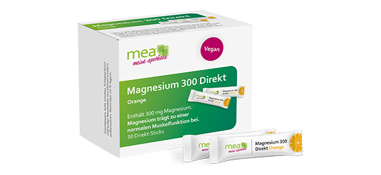 mea Produkt des Monats Juni 2026: mea Magnesium 300 Direkt Orange