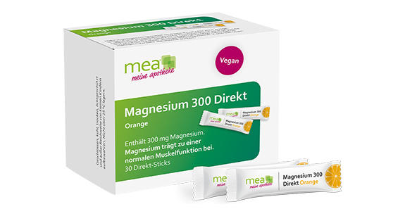mea Produkt des Monats Juni 2026: mea Magnesium 300 Direkt Orange