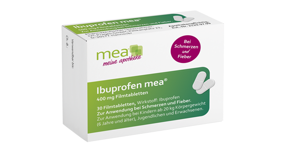 mea Produkt des Monats April 2026: Ibuprofen mea®