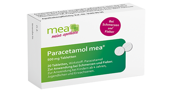 mea Produkt des Monats September 2026: Paracetamol mea 500 mg