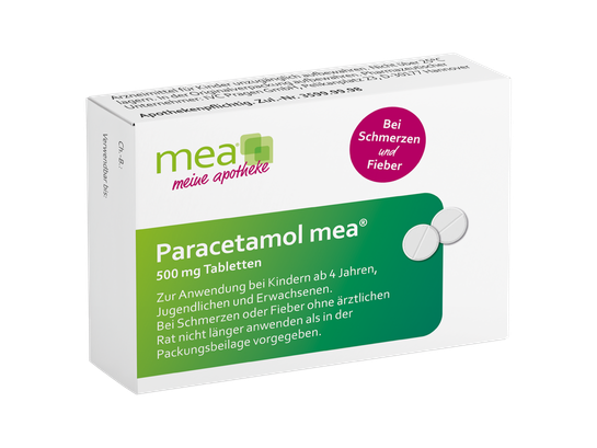 Paracetamol Mea 500mg 20 St 16609111