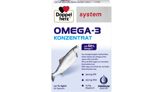 Doppelherz System Omega 3 Konzentrat 60 St 06132731